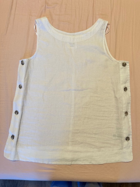Marks & Spencer Tops - Brand New Marks & Spencer Pure Linen Tank Top Size S